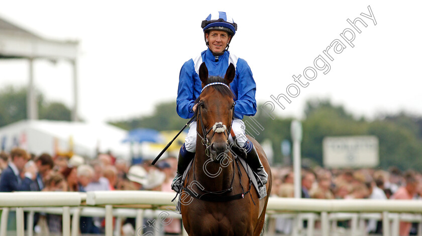 Battaash-0003 
 BATTAASH (Jim Crowley) parades on track before the Nunthorpe Stakes
York 20 Aug 2021 - Pic Steven Cargill / Racingfotos.com