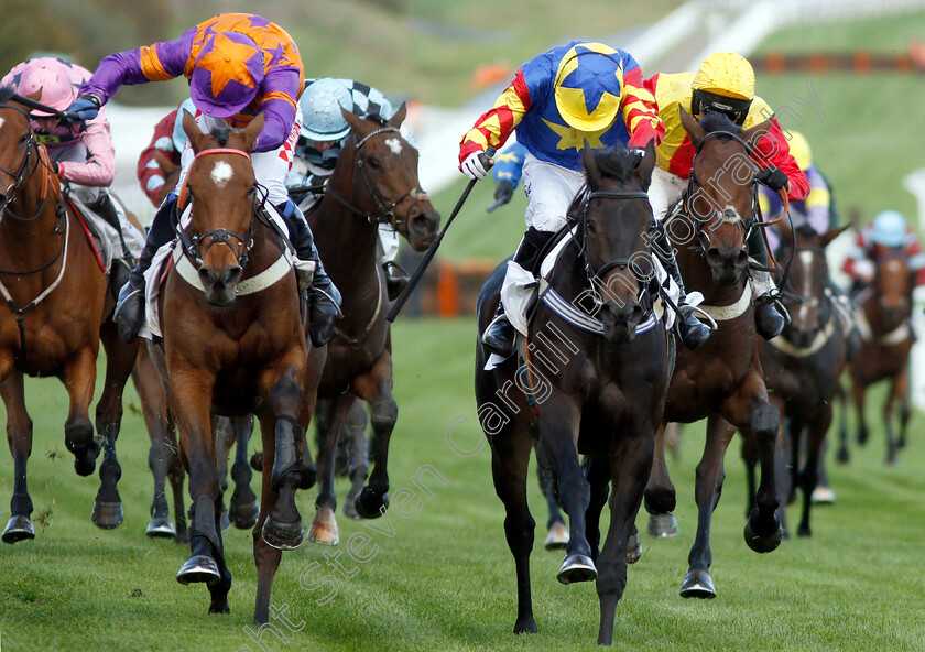 First-Assignment-0004 
 FIRST ASSIGNMENT (left, Tom Scudamore) beats VIVE LE ROI (right) in The Brandon Hill Capital Handicap Hurdle
Cheltenham 26 Oct 2018 - Pic Steven Cargill / Racingfotos.com