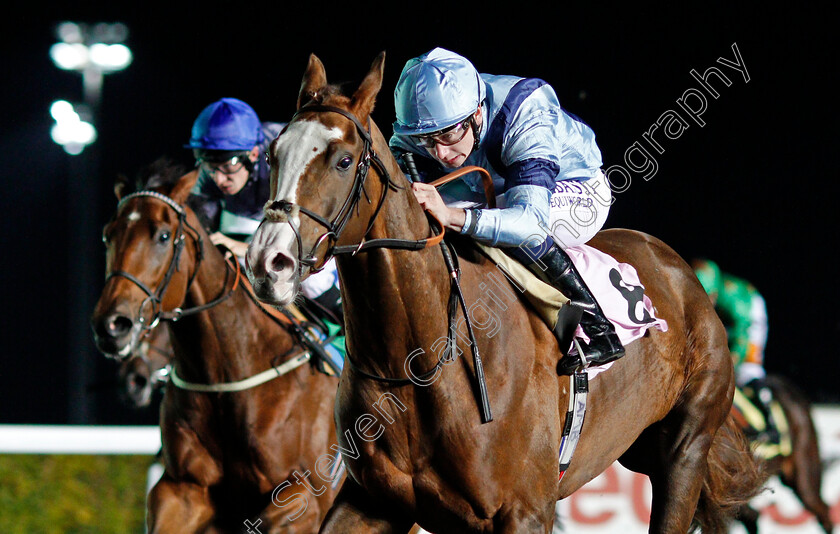 Wine-List-0010 
 WINE LIST (Oisin Murphy) wins The Close Brothers Business Finance Median Auction Maiden Stakes Kempton 11 Oct 2017 - Pic Steven Cargill / Racingfotos.com