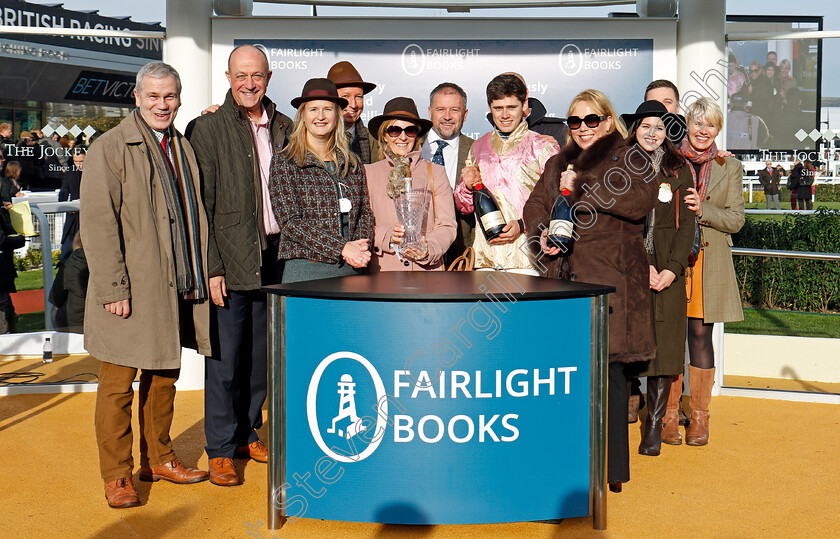 Magic-Dancer-0005 
 Presentation to Richard Patrick, Kerry Lee and owners for The Fairlight Books Novices Handicap Hurdle won by MAGIC DANCER Cheltenham 17 Nov 2017 - Pic Steven Cargill / Racingfotos.com