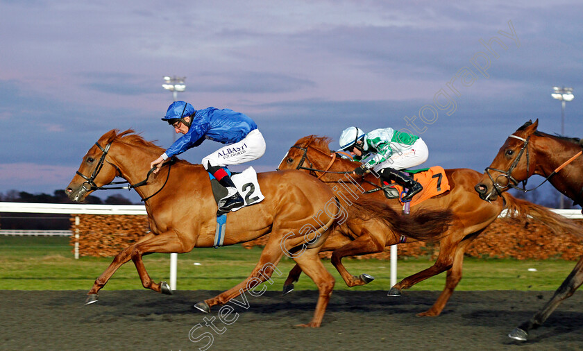 Echo-Point-0005 
 ECHO POINT (Adam Kirby) wins The Try Our New Price Boosts At Unibet Novice Stakes
Kempton 3 Feb 2021 - Pic Steven Cargill / Racingfotos.com