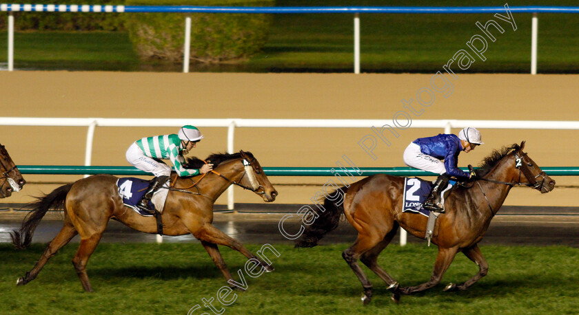 Key-Victory-0006 
 KEY VICTORY (James Doyle) beats FIRMAMENT (left) in The Longines Conquest Classic Trophy Handicap Div2
Meydan 9 Jan 2020 - Pic Steven Cargill / Racingfotos.com