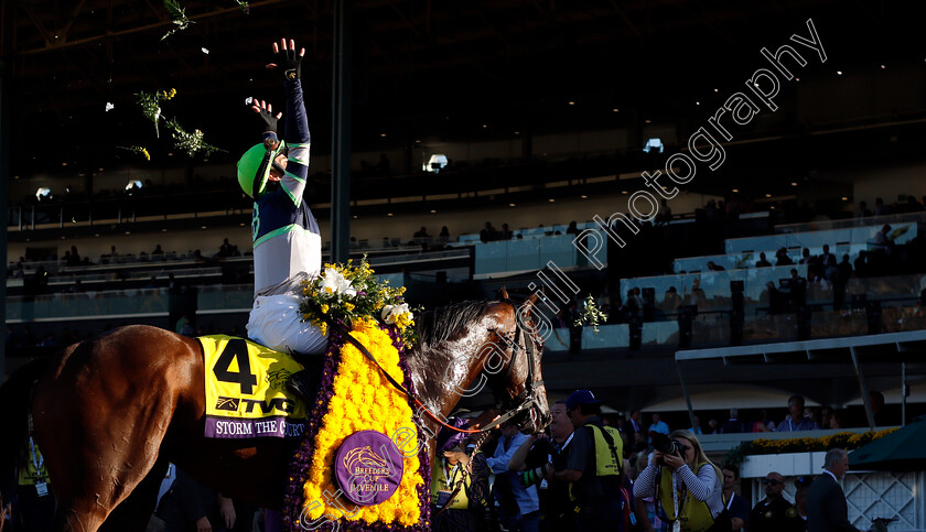 Storm-The-Court-0009 
 STORM THE COURT (Flavien Prat) after The Breeders' Cup Juvenile
Santa Anita USA 1 Nov 2019 - Pic Steven Cargill / Racingfotos.com