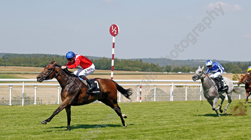 Audience-0001 
 AUDIENCE (Robert Havlin) wins The HKJC World Pool Lennox Stakes
Goodwood 30 Jul 2024 - Pic Steven Cargill / racingfotos.com