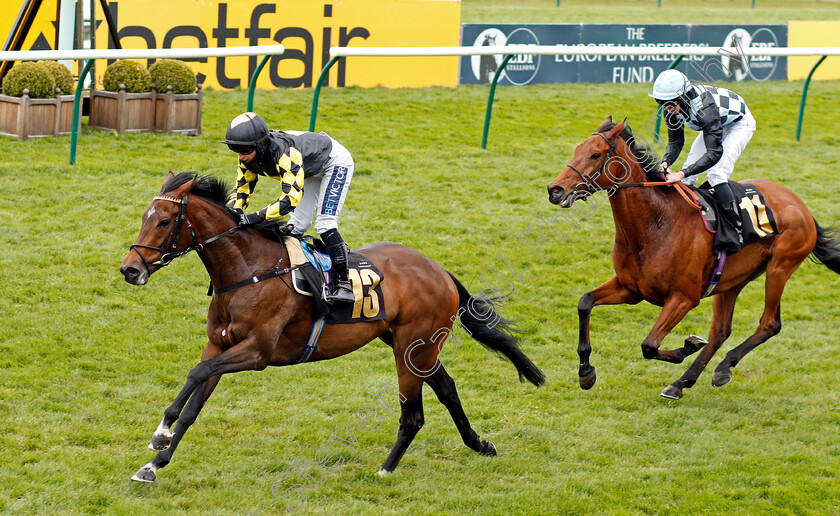 Widaad-0003 
 WIDAAD (Nicola Currie) beats BIGGLES (right) in The Read Joseph O'Brien On Betting Betfair Handicap
Newmarket 14 May 2021 - Pic Steven Cargill / Racingfotos.com