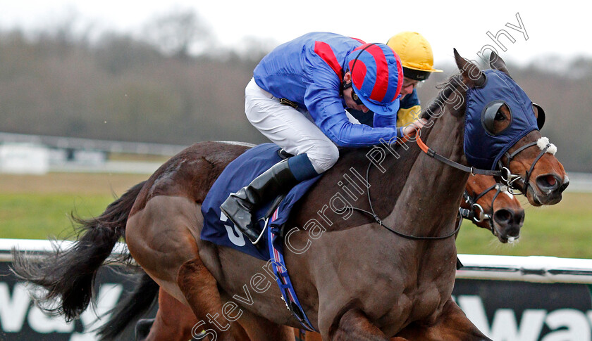 Dubious-Affair-0007 
 DUBIOUS AFFAIR (Kieran Shoemark) wins The Betway Novice Stakes
Lingfield 11 Dec 2019 - Pic Steven Cargill / Racingfotos.com