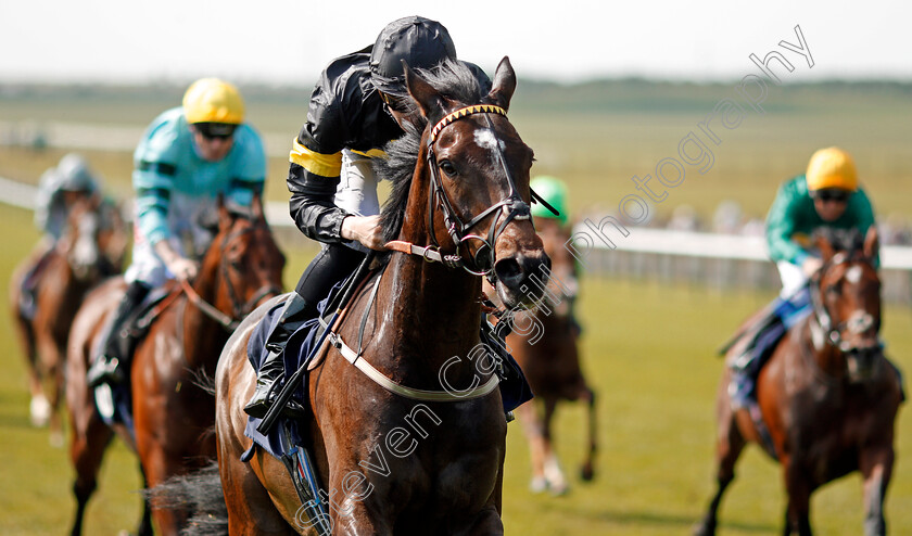 Guns-Of-Leros-0007 
 GUNS OF LEROS (Hector Crouch) wins The Moyes Investments Handicap Newmarket 18 May 2018 - Pic Steven Cargill / Racingfotos.com