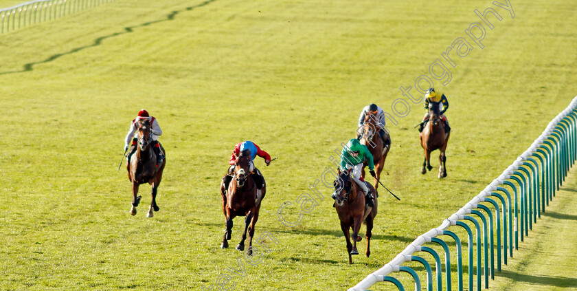 Bay-Bridge-0002 
 BAY BRIDGE (2nd left, Ryan Moore) beats MAJESTIC DAWN (right) in The 888sport James Seymour Stakes
Newmarket 30 Oct 2021 - Pic Steven Cargill / Racingfotos.com