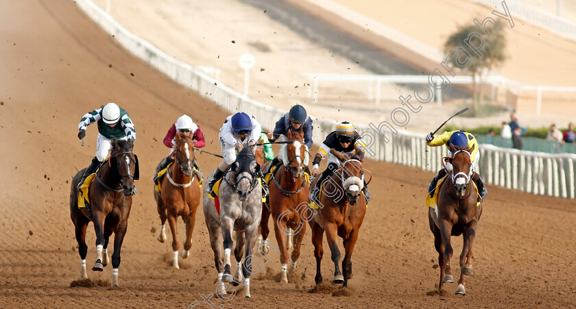 Chiefdom-0002 
 CHIEFDOM (2nd left, Royston Ffrench) beats SHAMAAL NIBRAS (2nd right) JUST A PENNY (right) and YULONG WARRIOR (left) in The Jebel Ali Mile
Jebel Ali 24 Jan 2020 - Pic Steven Cargill / Racingfotos.com