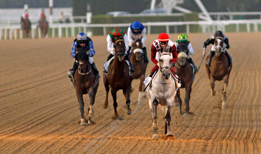 Rajeh-0006 
 RAJEH (grey, Antonio Fresu) wins The Al Maktoum Challenge (Round 2) for Purebred Arabians
Meydan, 4 Feb 2022 - Pic Steven Cargill / Racingfotos.com