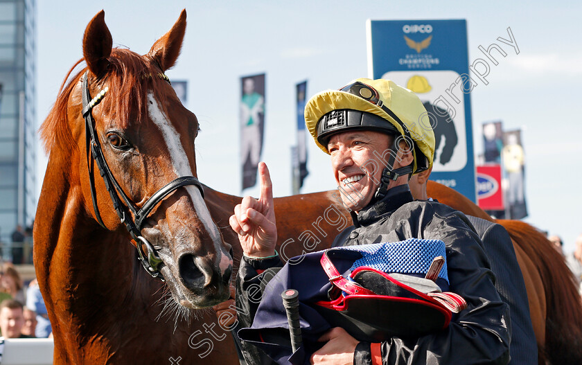 Stradivarius-0010 
 STRADIVARIUS (Frankie Dettori) after The Magners Rose Doncaster Cup
Doncaster 13 Sep 2019 - Pic Steven Cargill / Racingfotos.com