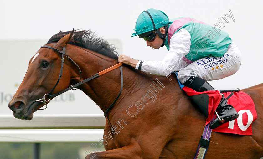 Nostrum-0006 
 NOSTRUM (Ryan Moore) wins The Martin Densham Memorial EBF Maiden Stakes
Sandown 21 Jul 2022 - Pic Steven Cargill / Racingfotos.com