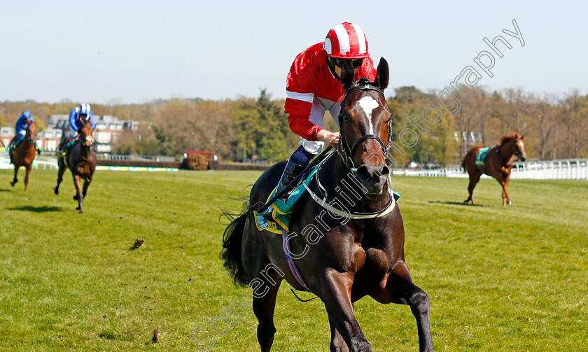 Naamoos-0003 
 NAAMOOS (Ben Curtis) wins The bet365 Esher Cup
Sandown 23 Apr 2021 - Pic Steven Cargill / Racingfotos.com