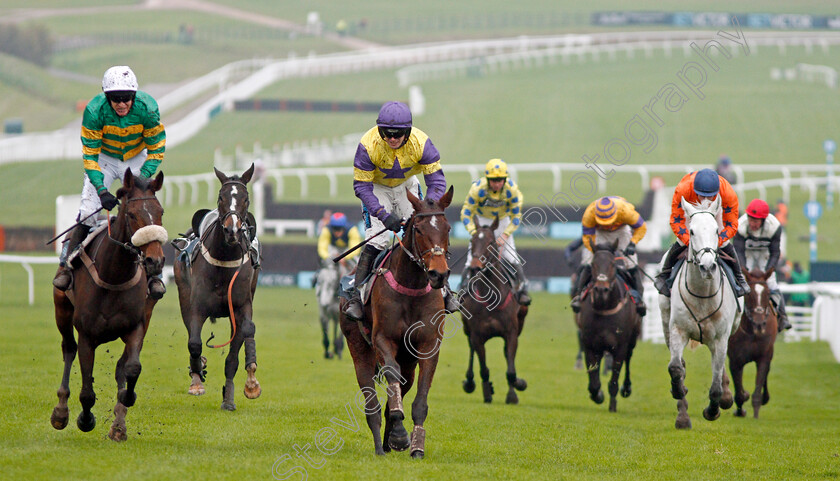 Happy-Diva-0006 
 HAPPY DIVA (centre, Richard Patrick) beats BRELAN D'AS (left) in The BetVictor Gold Cup
Cheltenham 16 Nov 2019 - Pic Steven Cargill / Racingfotos.com