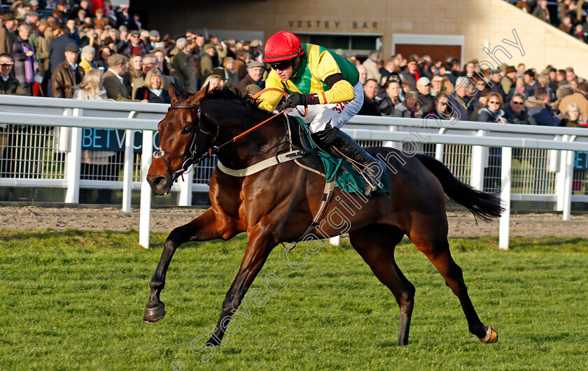 Finian s-Oscar-0002 
 FINIAN'S OSCAR (Bryan Cooper) wins The Steel Plate And Sections Novices Chase Cheltenham 17 Nov 2017 - Pic Steven Cargill / Racingfotos.com