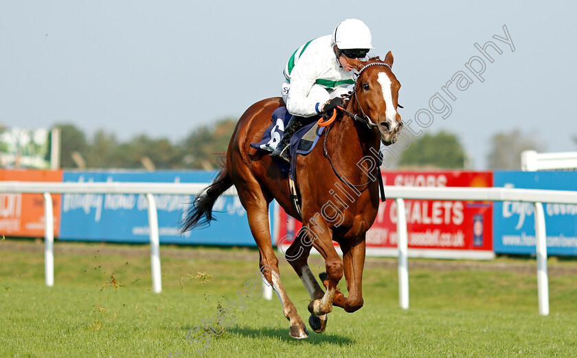 Heat-of-The-Moment-0005 
 HEAT OF THE MOMENT (Jim Crowley) wins The British EBF Fillies Novice Stakes
Yarmouth 19 Oct 2021 - Pic Steven Cargill / Racingfotos.com