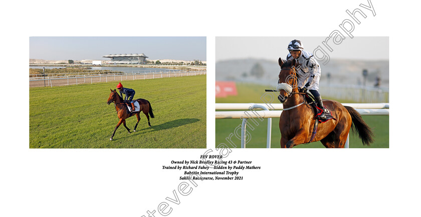 Fev-Rover-0002in0001-landscape 
 FEV ROVER (Paddy Mathers) exercising in preparation for Friday's Bahrain International Trophy
Sakhir Racecourse, Bahrain 18 Nov 2021 - Pic Steven Cargill / Racingfotos.co