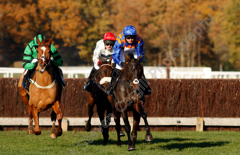 Scrum-Diddly-and-Llandinabo-Lad-0001 
 SCRUM DIDDLY (right, Paul O'Brien) leads LLANDINABO LAD (left) and CHIANTI CLASSICO (centre)
Warwick 22 Nov 2023 - Pic Steven Cargill / Racingfotos.com