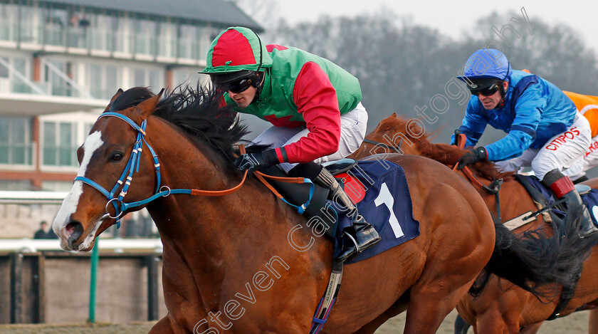 Roy s-Legacy-0005 
 ROY'S LEGACY (Charlie Bennett) wins The Betway Dash Handicap Lingfield 3 Mar 2018 - Pic Steven Cargill / Racingfotos.com