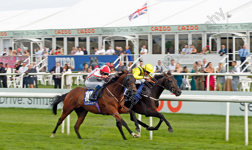 Going-Gone-0003 
 GOING GONE (farside, Pat Cosgrave) beats HMS PRESIDENT (nearside) in The Coral Mallard Handicap
Doncaster 11 Sep 2022 - Pic Steven Cargill / Racingfotos.com