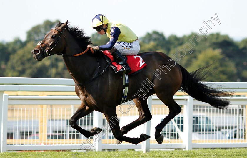 Saroog-0005 
 SAROOG (Ryan Moore) wins The Sequel Handicap
Sandown 6 Jul 2018 - Pic Steven Cargill / Racingfotos.com