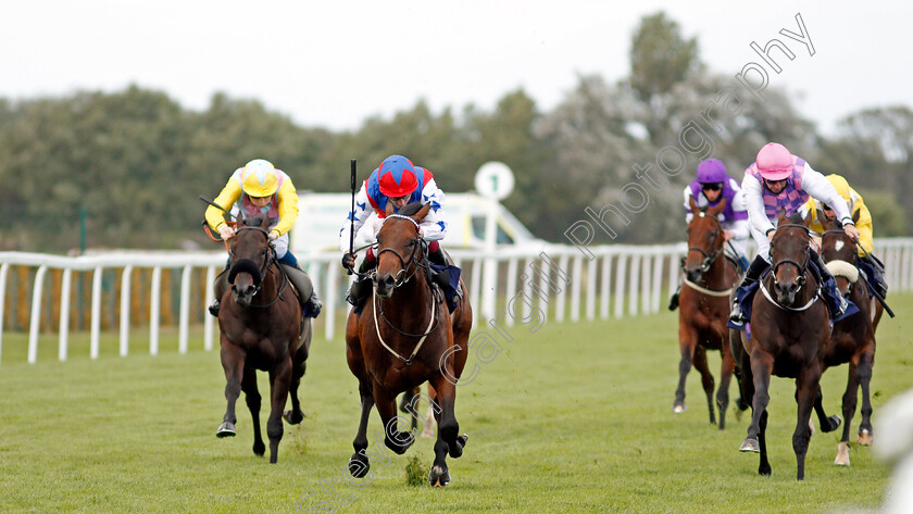 Coco-Bear-0001 
 COCO BEAR (2nd left, Oisin Murphy) beats IMPERIAL BUTTERFLY (right) in The Sky Sports Racing HD Virgin 535 Nursery
Yarmouth 25 Aug 2020 - Pic Steven Cargill / Racingfotos.com