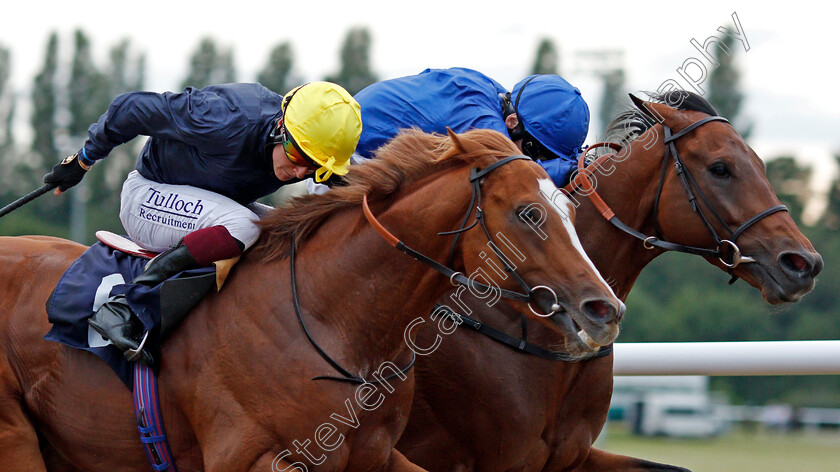 Brilliant-Light-0004 
 BRILLIANT LIGHT (right, Callum Shepherd) beats CRYSTAL PEGASUS (left) in The Final Furlong Podcast Novice Stakes
Wolverhampton 31 Jul 2020 - Pic Steven Cargill / Racingfotos.com