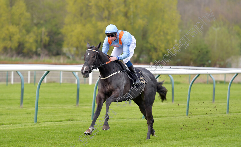 Got-To-Love-A-Grey-0009 
 GOT TO LOVE A GREY (Sam James) wins The British Racing Supports Stephen Lawrence Day Restricted Novice Stakes
Nottingham 22 Apr 2023 - pic Steven Cargill / Becky Bailey / Racingfotos.com