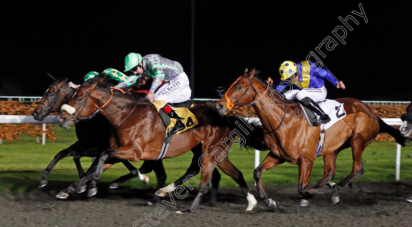 Second-Thought-0005 
 SECOND THOUGHT (rails, James Doyle) beats KEYSTROKE (centre) and KHAFOO SHEMEMI (right) in The British Stallion Studs EBF Hyde Stakes Kempton 22 Nov 2017 - Pic Steven Cargill / Racingfotos.com