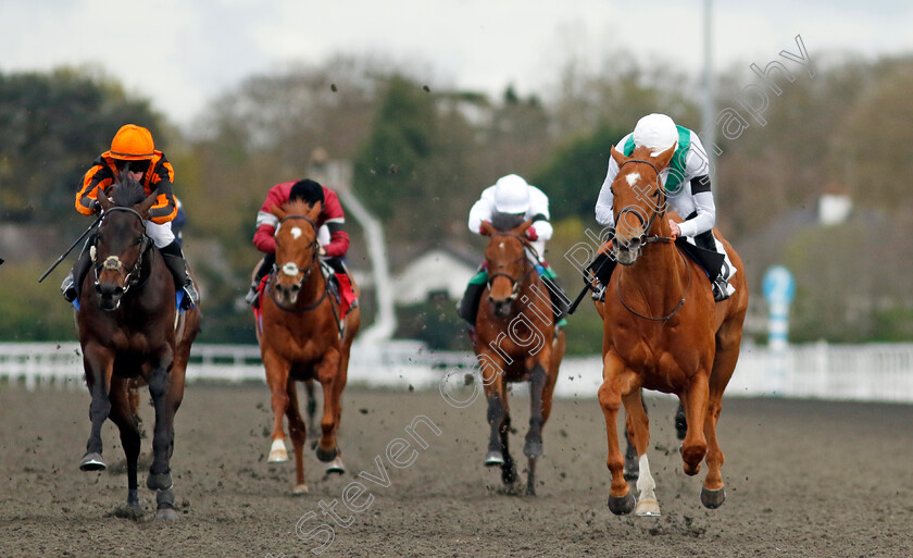 Mighty-Nebula-0004 
 MIGHTY NEBULA (James Doyle) beats ASIMOV (left) in The Unibet More Boosts In More Races Maiden Stakes Div2
Kempton 3 Apr 2024 - Pic Steven Cargill / Racingfotos.com