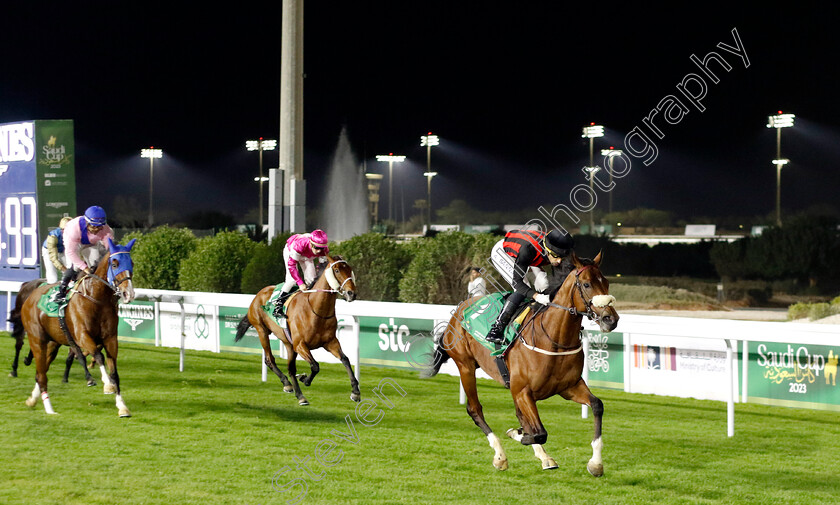 Qaader-0003 
 QAADER (Alberto Sanna) wins The Saudi International Handicap
King Abdulaziz Racecourse, Kingdom of Saudi Arabia, 24 Feb 2023 - Pic Steven Cargill / Racingfotos.com