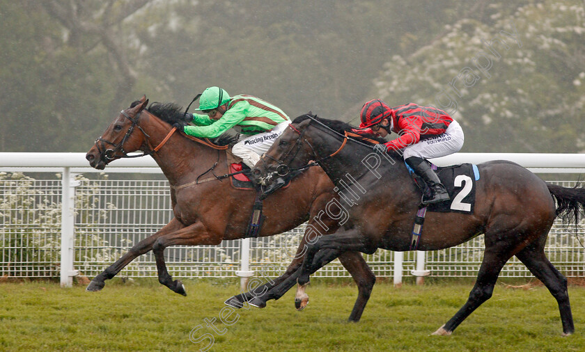 Sing-Out-Loud-0005 
 SING OUT LOUD (Jim Crowley) beats LEGAL HISTORY (right) in The Frescobaldi Handicap Goodwood 24 May 2018 - Pic Steven Cargill / Racingfotos.com