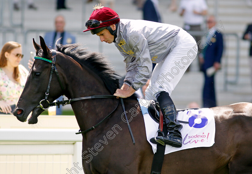 Simmering-0008 
 SIMMERING (Ryan Moore) winner of The Sodexo Live! Princess Margaret Stakes
Ascot 27 Jul 2024 - Pic Steven Cargill / Racingfotos.com