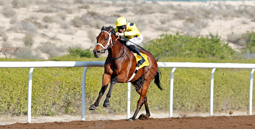 Just-A-Penny-0002 
 JUST A PENNY (Pat Dobbs) wins The Emirates Airline Handicap Jebel Ali, Dubai 9 Feb 2018 - Pic Steven Cargill / Racingfotos.com