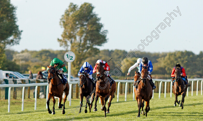 Warren-Rose-0004 
 WARREN ROSE (centre, Oisin Murphy) beats LOVER'S MOON (left) and AREEHAA (right) in The Download The Attheraces App Fillies Novice Stakes
Yarmouth 25 Aug 2020 - Pic Steven Cargill / Racingfotos.com