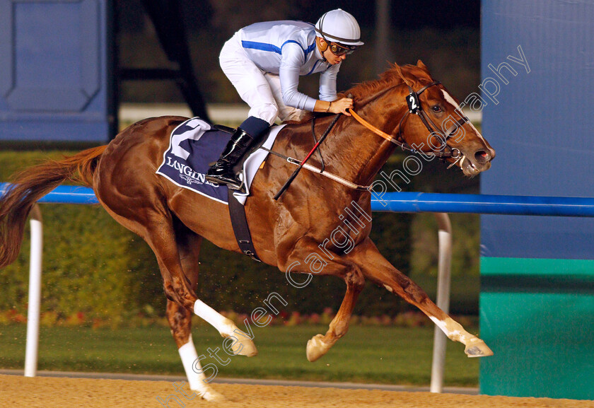 Hypothetical-0009 
 HYPOTHETICAL (Mickael Barzalona) wins The Firebreak Stakes
Meydan, 4 Feb 2022 - Pic Steven Cargill / Racingfotos.com