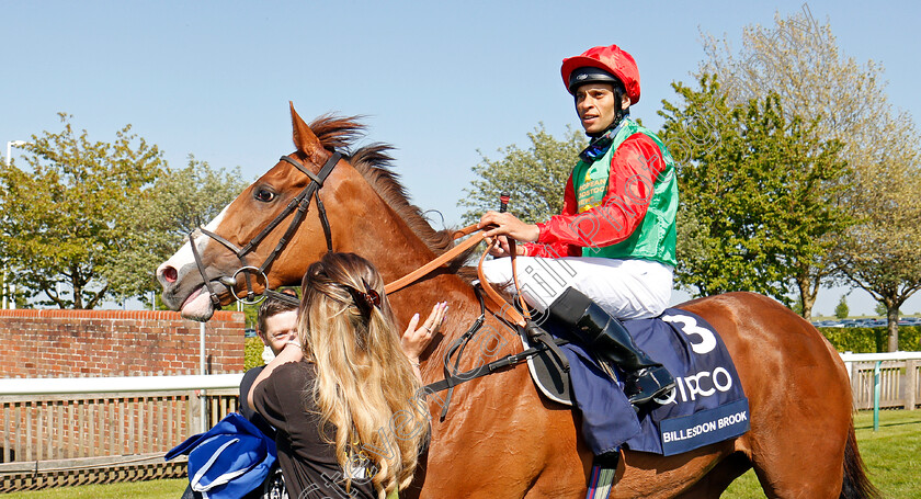 Billesdon-Brook-0017 
 BILLESDON BROOK (Sean Levey) after The Qipco 1000 Guineas Stakes Newmarket 6 May 2018 - Pic Steven Cargill / Racingfotos.com