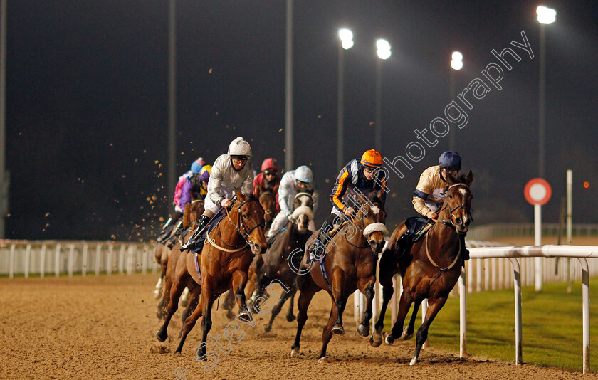 Mildenberger-0004 
 MILDENBERGER (left, Joe Fanning) with NATE THE GREAT (centre) and OUTBOX (right) on his way to winning The Betway Conditions Stakes
Wolverhampton 18 Jan 2021 - Pic Steven Cargill / Racingfotos.com