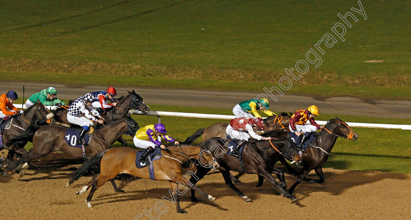 Daafr-0002 
 DAAFR (Cam Hardie) beats I THINK SO (2nd right) and AL OZZDI (nearside) in The Bombardier British Hopped Amber Beer Handicap
Wolverhampton 21 Feb 2020 - Pic Steven Cargill / Racingfotos.com