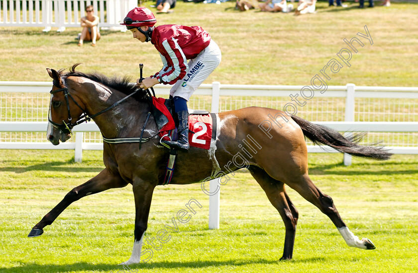 Estacas-0001 
 ESTACAS (Billy Loughnane)
Sandown 7 Jul 2023 - Pic Steven Cargill / Racingfotos.com