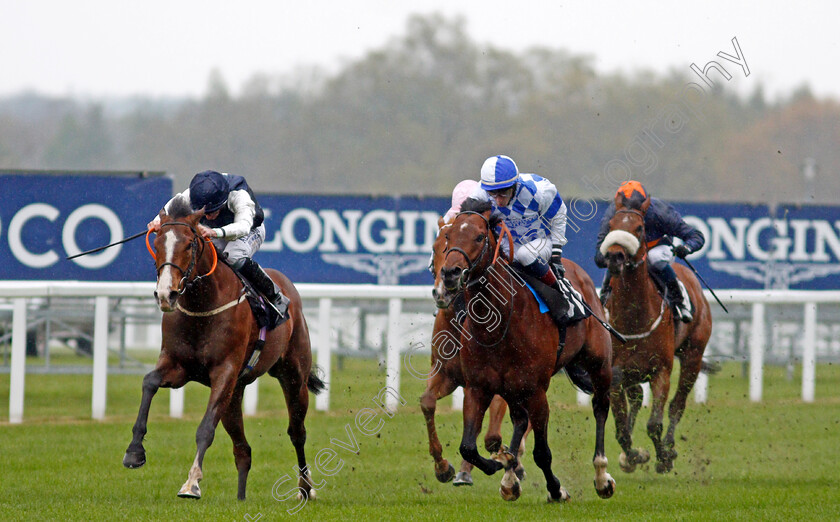 Rohaan-0001 
 ROHAAN (left, Ryan Moore) beats SAINT LAWRENCE (right) in The Qipco British Champions Series Pavilion Stakes
Ascot 28 Apr 2021 - Pic Steven Cargill / Racingfotos.com