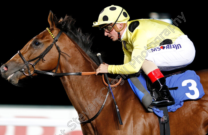 San-Donato-0004 
 SAN DONATO (Andrea Atzeni) wins The 32Red On The App Store Novice Stakes
Kempton 27 Sep 2018 - Pic Steven Cargill / Racingfotos.com