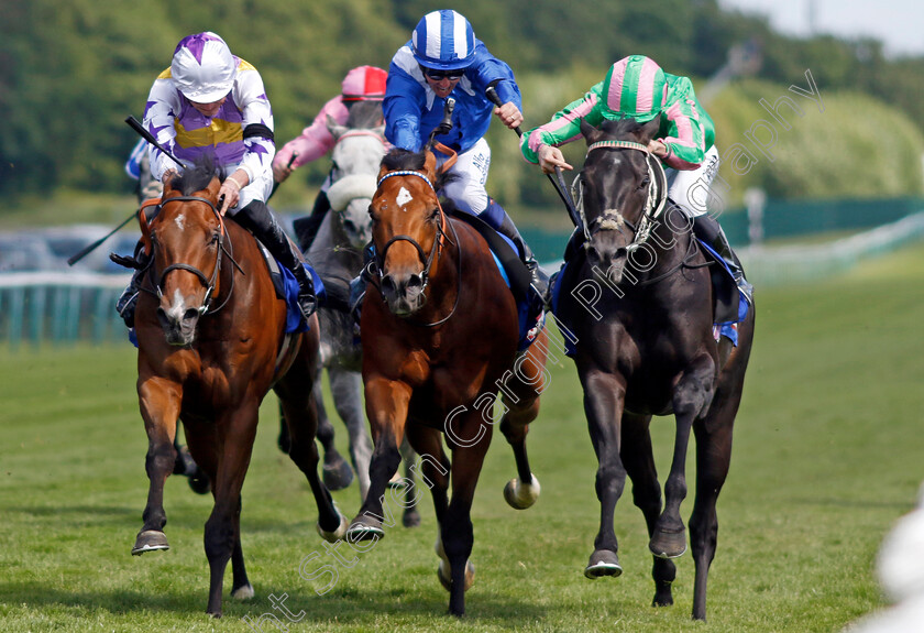 Pogo-0009 
 POGO (right, Kieran Shoemark) beats LANEQASH (centre) KINROSS (left) in The Betfred John Of Gaunt Stakes
Haydock 28 May 2022 - Pic Steven Cargill / Racingfotos.com