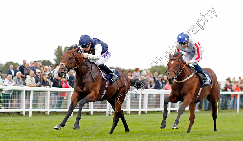 Phoenix-Passion-0003 
 PHOENIX PASSION (Kieran Shoemark) beats CHRIS'S MATE (right) in The Moss & co Trading Nursery
Yarmouth 21 Sep 2023 - Pic Steven Cargill / Racingfotos.com