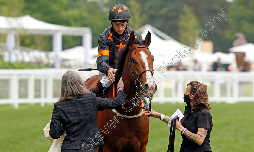 Rohaan-0008 
 ROHAAN (Shane Kelly) after The Wokingham Stakes
Royal Ascot 19 Jun 2021 - Pic Steven Cargill / Racingfotos.com