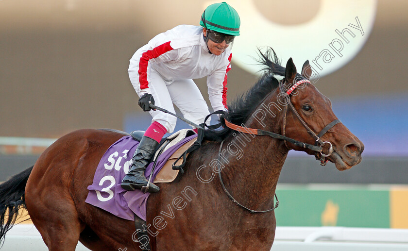 Matmon-0006 
 MATMON (Lisa Allpress) wins The International Jockeys Challenge Handicap Round1
King Abdulaziz Racetrack, Riyadh, Saudi Arabia 28 Feb 2020 - Pic Steven Cargill / Racingfotos.com