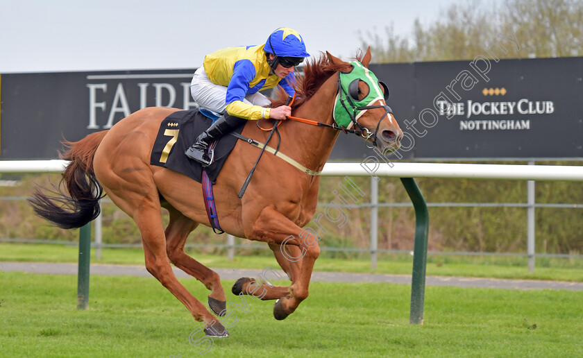 Nine-Elms-0006 
 NINE ELMS (Lewis Edmunds) wins The Castle Rock Betty Holmes Memorial Handicap
Nottingham 22 Apr 2023 - Pic Steven Cargill / Becky Bailey / Racingfotos.com