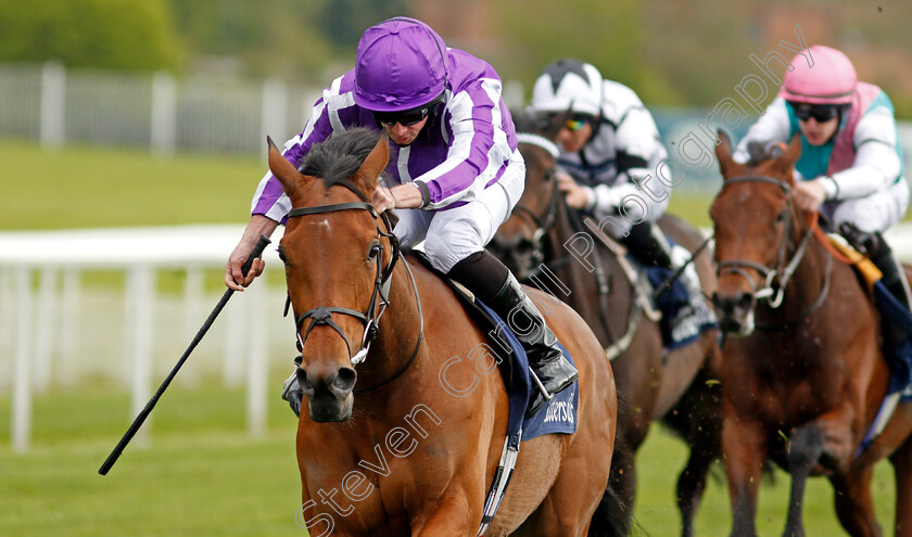 Snowfall-0010 
 SNOWFALL (Ryan Moore) wins The Tattersalls Musidora Stakes
York 12 May 2021 - Pic Steven Cargill / Racingfotos.com