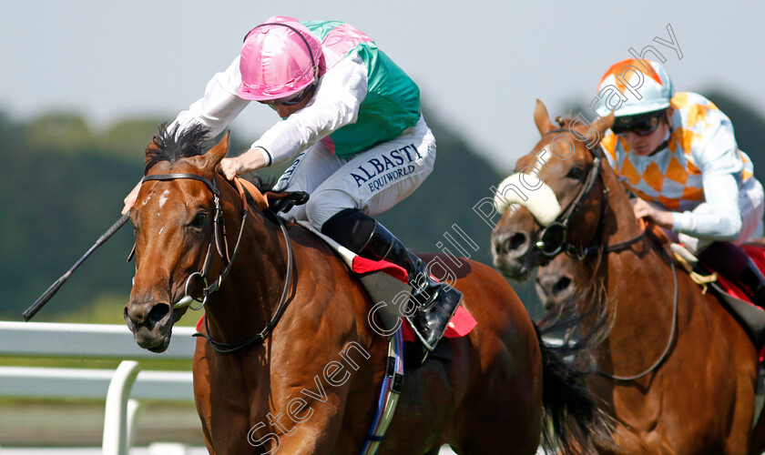 Starlore-0002 
 STARLORE (Ryan Moore) wins The Irish Stallion Farms EBF Novice Stakes
Sandown 7 Jul 2023 - Pic Steven Cargill / Racingfotos.com