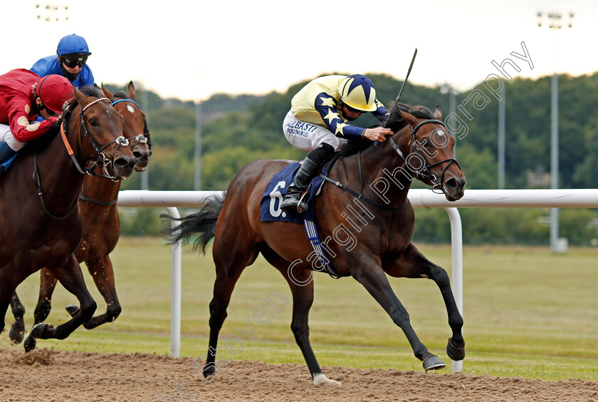 Fast-Spin-0004 
 FAST SPIN (Jack Mitchell) wins The Free Daily Tips On attheraces.com Maiden Stakes Div2
Wolverhampton 31 Jul 2020 - Pic Steven Cargill / Racingfotos.com